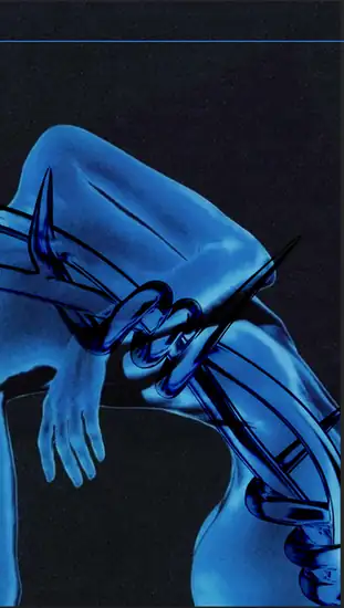 blue-barb design